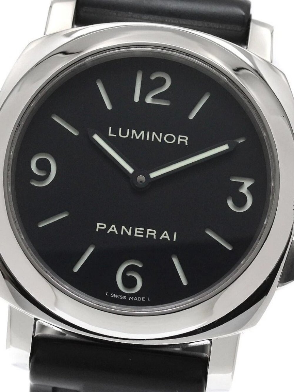PANERAI Luminor Base 44MM PAM00112 black Dial Hand Winding Men's Watch_958850